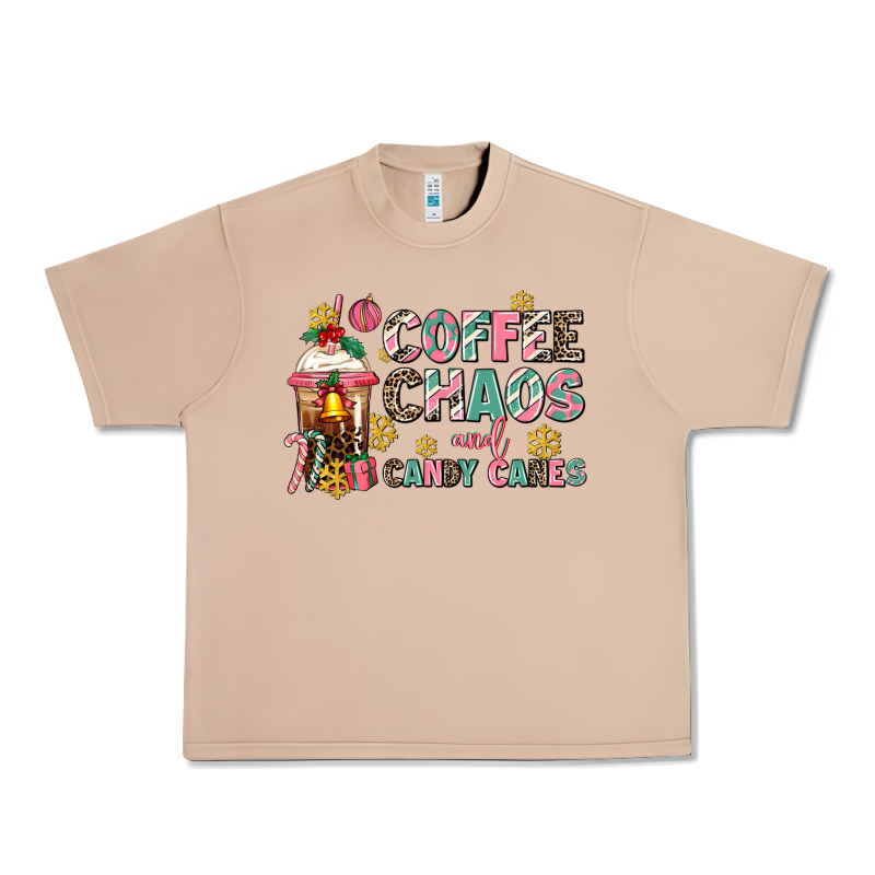 Coffee Chaos And Candy Canes Urban Heavy Tee by AdoDesignShop | Teevron