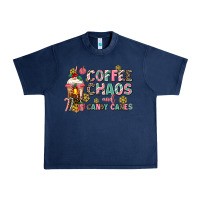 Navy coffee chaos and candy canes Urban Heavy Tee - AdoDesignShop