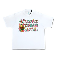 White coffee chaos and candy canes Urban Heavy Tee - AdoDesignShop