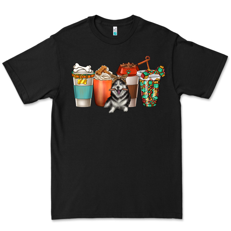 Alaskan Husky Dog Coffee Cups Premium Tee by texasbilliewilder | Teevron