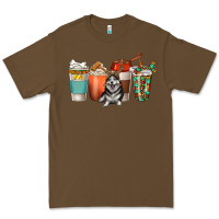 Cacao alaskan husky dog coffee cups Premium Tee - texasbilliewilder