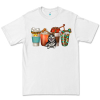 White alaskan husky dog coffee cups Premium Tee - texasbilliewilder