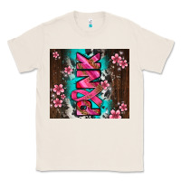 Natural western pattern pink with floral cancer ribbon Classic Tee - AdoDesignShop
