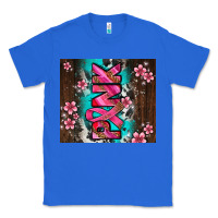 True Royal western pattern pink with floral cancer ribbon Classic Tee - AdoDesignShop