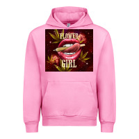 Fuchsia Pink flower girl Urban Hoodie - TumblerDesignByShophia