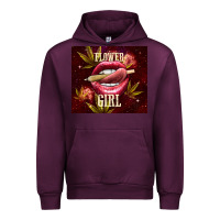 Mauve Wine flower girl Urban Hoodie - TumblerDesignByShophia