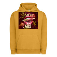 Pigment Peanut Butter flower girl Urban Hoodie - TumblerDesignByShophia