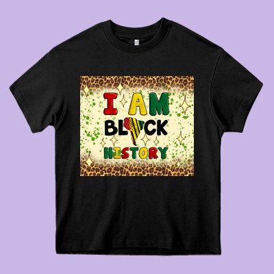 I Am Black History Heavy Core Tee Designed By Artiststas