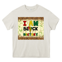 Cream i am black history Heavy Core Tee - Artiststas
