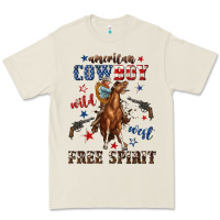 Bone american cowboy wild west free spirit Premium Tee - texasbilliewilder