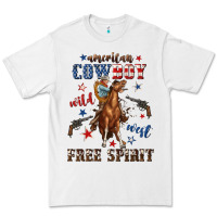 White american cowboy wild west free spirit Premium Tee - texasbilliewilder
