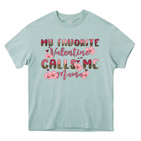 Arona my favorite valentine calls me mama Heavy Core Tee - MaliasSmallBusiness