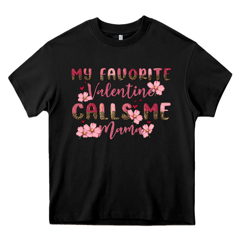 My Favorite Valentine Calls Me Mama Heavy Core Tee by MaliasSmallBusiness | Teevron