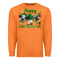Carrot Happy Saint Patrick'S Day With Clover Premium Sweatshirt - BundleAndBundleShop