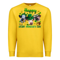 Lemon Happy Saint Patrick'S Day With Clover Premium Sweatshirt - BundleAndBundleShop