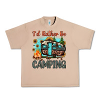 Burro i'd rather be camping Urban Heavy Tee - JahusDesignShop