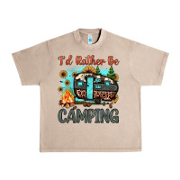 French Oak i'd rather be camping Urban Heavy Tee - JahusDesignShop
