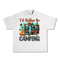 Lunar Rock i'd rather be camping Urban Heavy Tee - JahusDesignShop