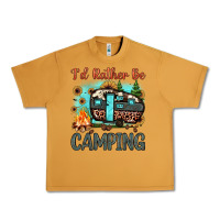 Peanut Butter i'd rather be camping Urban Heavy Tee - JahusDesignShop