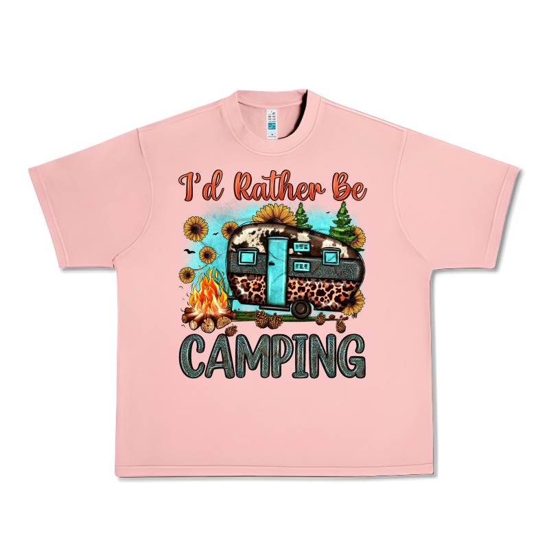 I'd Rather Be Camping Urban Heavy Tee by JahusDesignShop | Teevron
