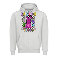 Easter Vibes Peep Faux Sequin Zipper Hoodie | Teevron