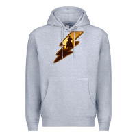 Heather Grey Cowboy Sunset Lightning Premium Hoodie - Bettercallsaul