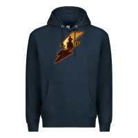 Navy Cowboy Sunset Lightning Premium Hoodie - Bettercallsaul