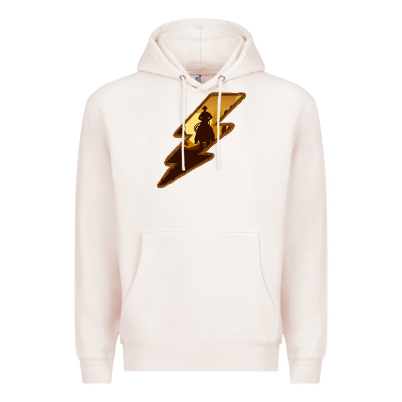 Cowboy Sunset Lightning Premium Hoodie by Bettercallsaul | Teevron