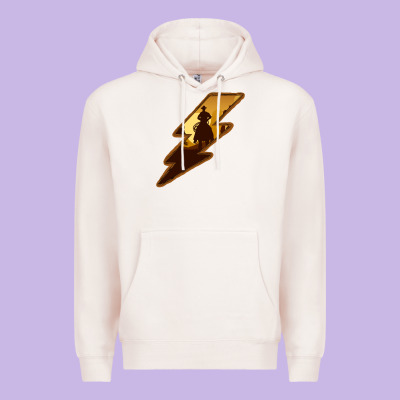 Cowboy Sunset Lightning Premium Hoodie Designed By Bettercallsaul