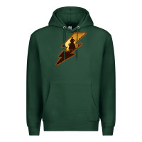 Sports Green Cowboy Sunset Lightning Premium Hoodie - Bettercallsaul
