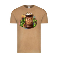 Sunflower Coffee Cup Cactus Vintage Tee | Teevron