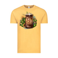 Vintage Mustard sunflower coffee cup cactus Vintage Tee - JahusDesignShop