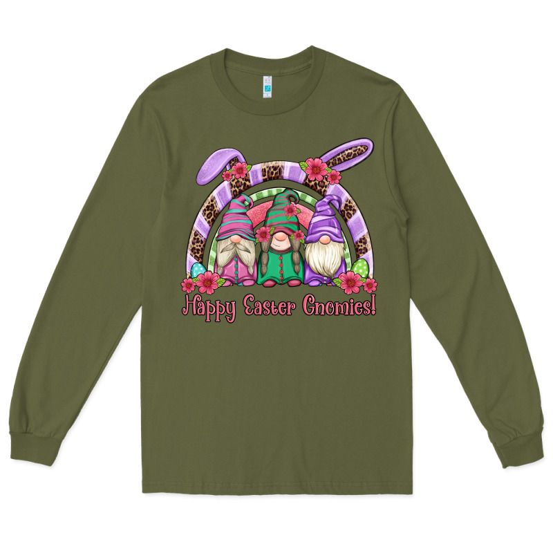 Happy Easter Gnomies Rainbow Long Sleeve Tee by Artiststas | Teevron