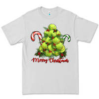 Dove Grey Merry Christmas Tennis Premium Tee - RanaPortraitStore