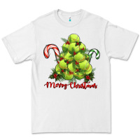 White Merry Christmas Tennis Premium Tee - RanaPortraitStore