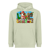 Matcha love christmas cow Heavyweight Hoodie - MaliasSmallBusiness