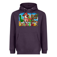 Plum love christmas cow Heavyweight Hoodie - MaliasSmallBusiness
