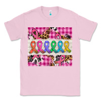 Bubblegum Pink western colorfull cancer ribbon Classic Tee - AdoDesignShop