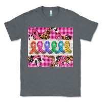 Charcoal Heather western colorfull cancer ribbon Classic Tee - AdoDesignShop