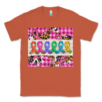 Copper western colorfull cancer ribbon Classic Tee - AdoDesignShop
