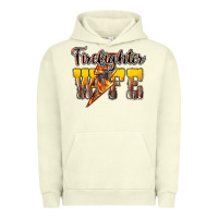 Pigment Pistachio Firefighter wife lightning bolt Urban Hoodie - HowdyJamesFarm