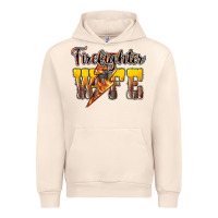 Sandshell Firefighter wife lightning bolt Urban Hoodie - HowdyJamesFarm