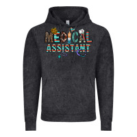Vintage Black medical asistant Vintage Hoodie - CowhideDigitalArt