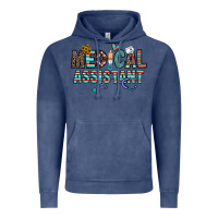 Vintage Denim medical asistant Vintage Hoodie - CowhideDigitalArt