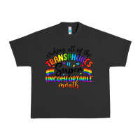 Pigment Black wishing all of the transphobes uncomfortable month Urban Heavy Tee - Artiststas