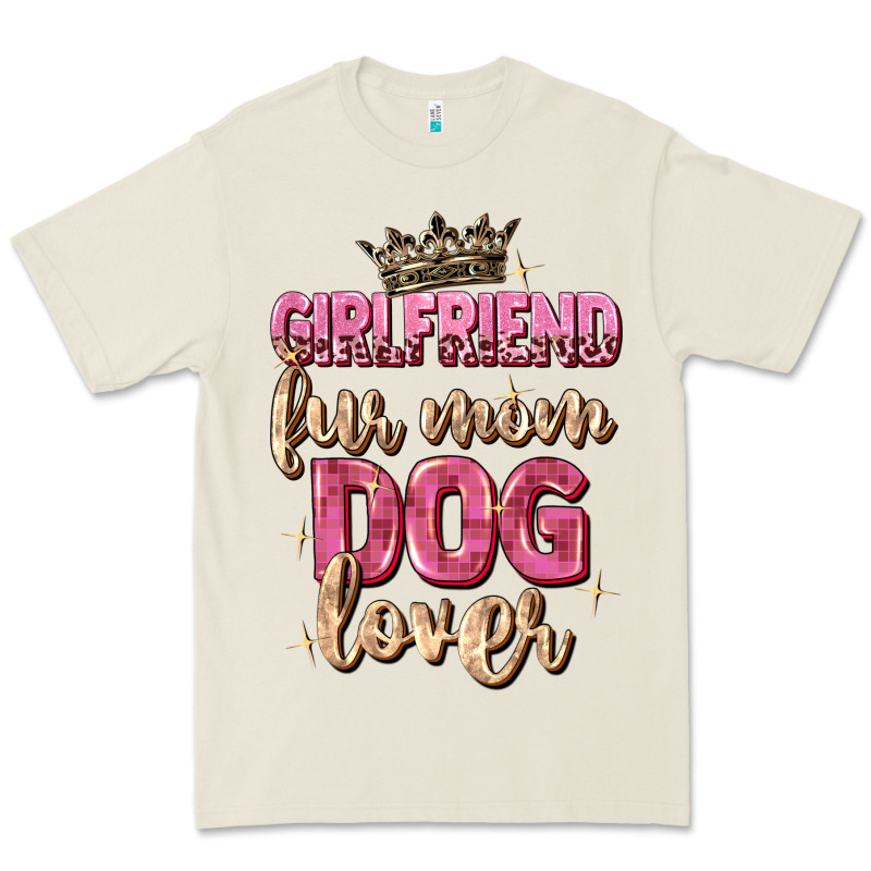 Girlfriend  Fur Mom Dog Lover Premium Tee by Zillion Design Studio | Teevron