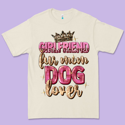 Girlfriend  Fur Mom Dog Lover Premium Tee Designed By Zillion Design Studio