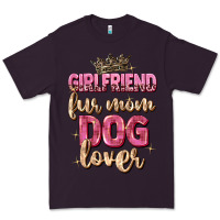 Plum girlfriend  fur mom dog lover Premium Tee - Zillion Design Studio