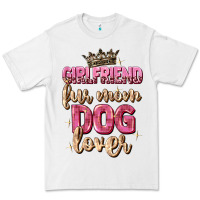 White girlfriend  fur mom dog lover Premium Tee - Zillion Design Studio