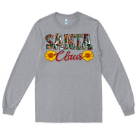 Heather Grey santa claus Long Sleeve Tee - AdoDesignShop
